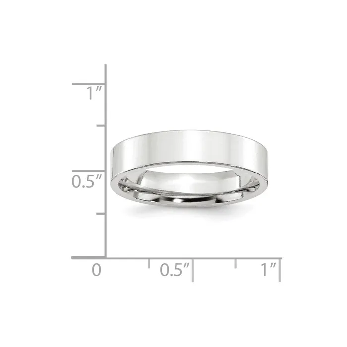 Goldia Rings Solid 14K White Gold 5mm Standard Flat Comfort Fit MensWomens Wedding Band Ring Size 14 Goldia Rings Solid 14K White Gold 5mm Standard Flat Comfort Fit MensWomens Wedding Band Ring Size 14
