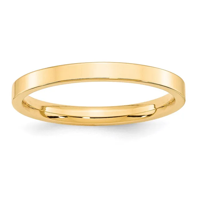 Goldia Rings Solid 14K Yellow Gold 25mm Standard Flat Comfort Fit MensWomens Wedding Band Ring Size 135 Goldia Rings Solid 14K Yellow Gold 25mm Standard Flat Comfort Fit MensWomens Wedding Band Ring Size 135