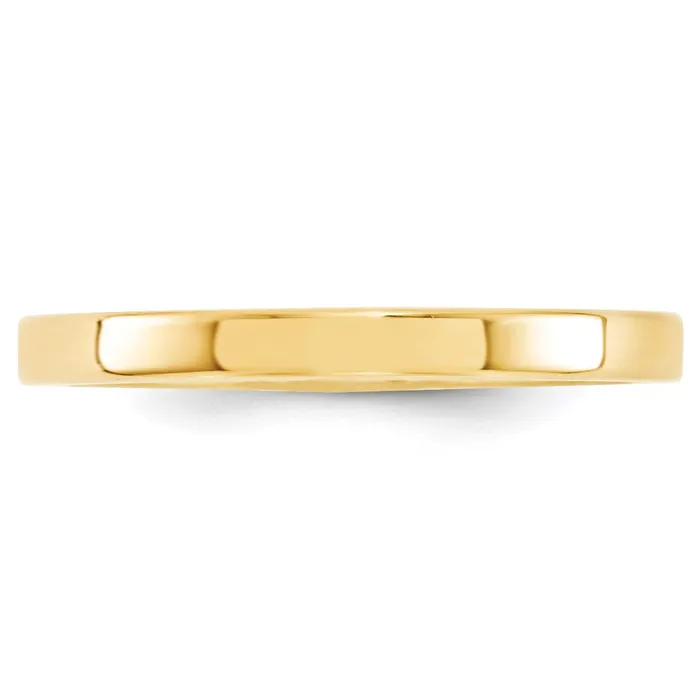 Goldia Rings Solid 14K Yellow Gold 25mm Standard Flat Comfort Fit MensWomens Wedding Band Ring Size 135 Goldia Rings Solid 14K Yellow Gold 25mm Standard Flat Comfort Fit MensWomens Wedding Band Ring Size 135