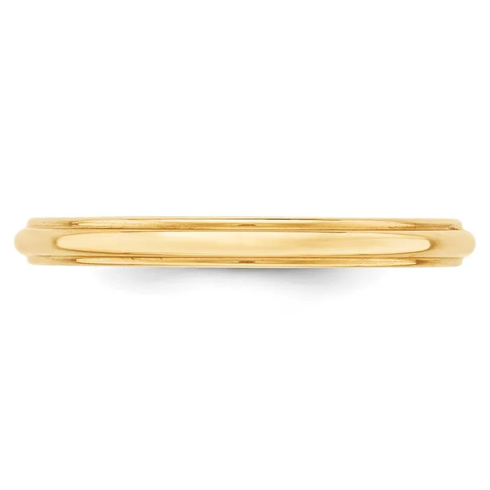 Goldia Rings Solid 18K Yellow Gold 25mm Half Round with Edge MensWomens Wedding Band Ring Size 11 Goldia Rings Solid 18K Yellow Gold 25mm Half Round with Edge MensWomens Wedding Band Ring Size 11