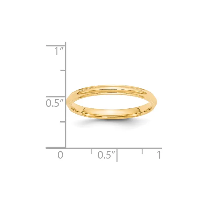 Goldia Rings Solid 18K Yellow Gold 25mm Half Round with Edge MensWomens Wedding Band Ring Size 11 Goldia Rings Solid 18K Yellow Gold 25mm Half Round with Edge MensWomens Wedding Band Ring Size 11