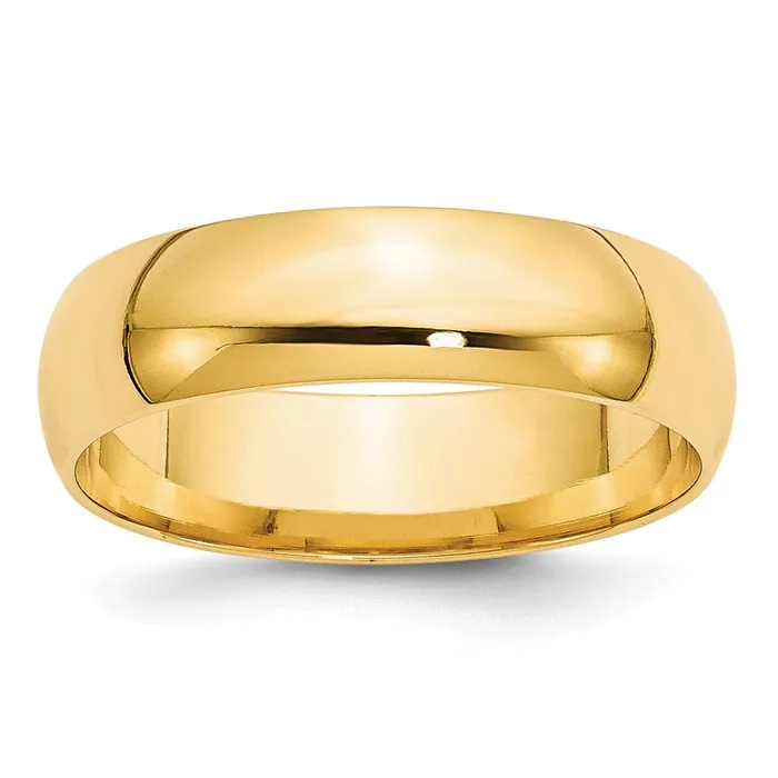 Goldia Rings Solid 18K Yellow Gold 6mm Light Weight Comfort Fit MensWomens Wedding Band Ring Size 125 Goldia Rings Solid 18K Yellow Gold 6mm Light Weight Comfort Fit MensWomens Wedding Band Ring Size 125