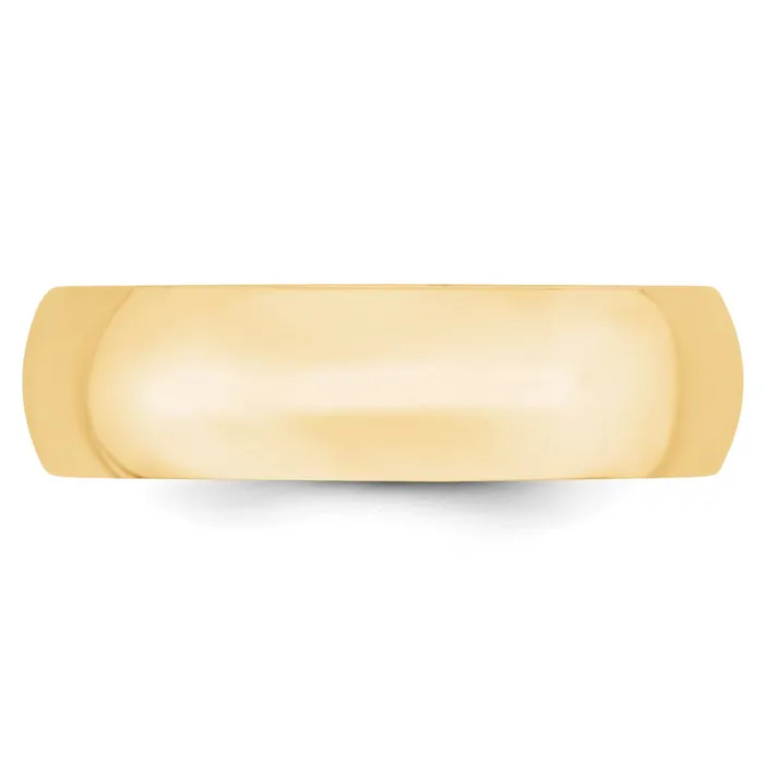 Goldia Rings Solid 18K Yellow Gold 6mm Light Weight Comfort Fit MensWomens Wedding Band Ring Size 125 Goldia Rings Solid 18K Yellow Gold 6mm Light Weight Comfort Fit MensWomens Wedding Band Ring Size 125