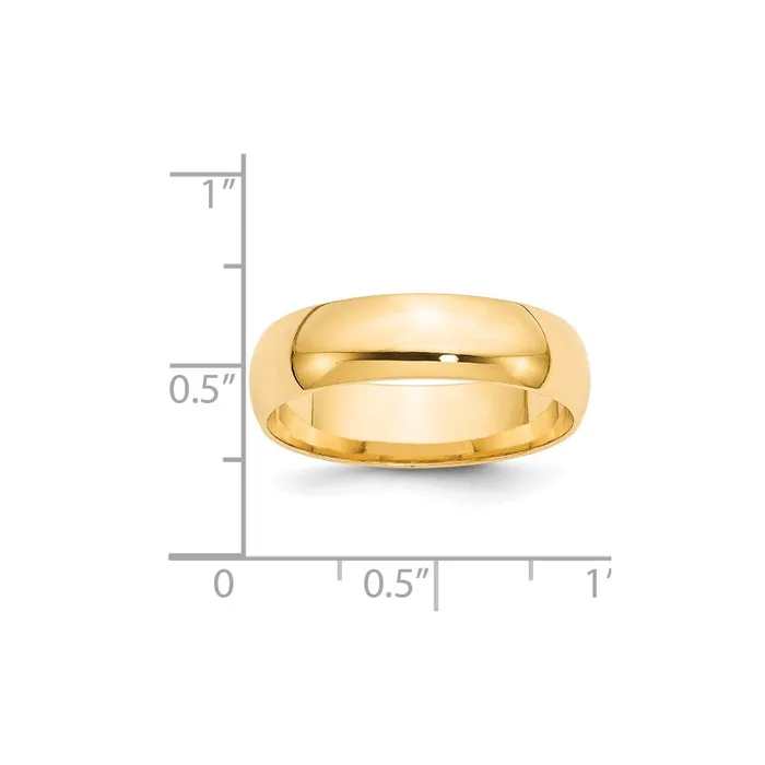 Goldia Rings Solid 18K Yellow Gold 6mm Light Weight Comfort Fit MensWomens Wedding Band Ring Size 125 Goldia Rings Solid 18K Yellow Gold 6mm Light Weight Comfort Fit MensWomens Wedding Band Ring Size 125