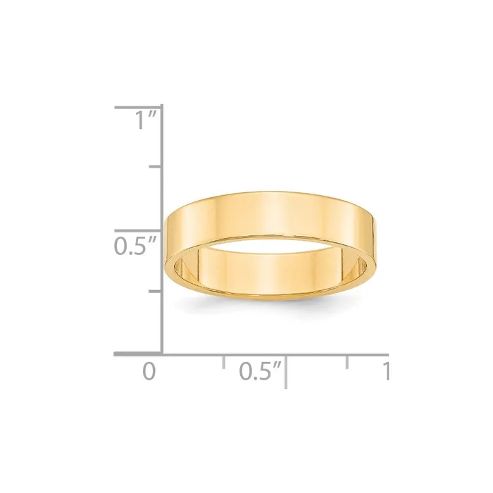 Goldia Solid 10K Yellow Gold 5mm Light Weight Flat MensWomens Wedding Band Ring Size 8 Rings Goldia Solid 10K Yellow Gold 5mm Light Weight Flat MensWomens Wedding Band Ring Size 8 Rings