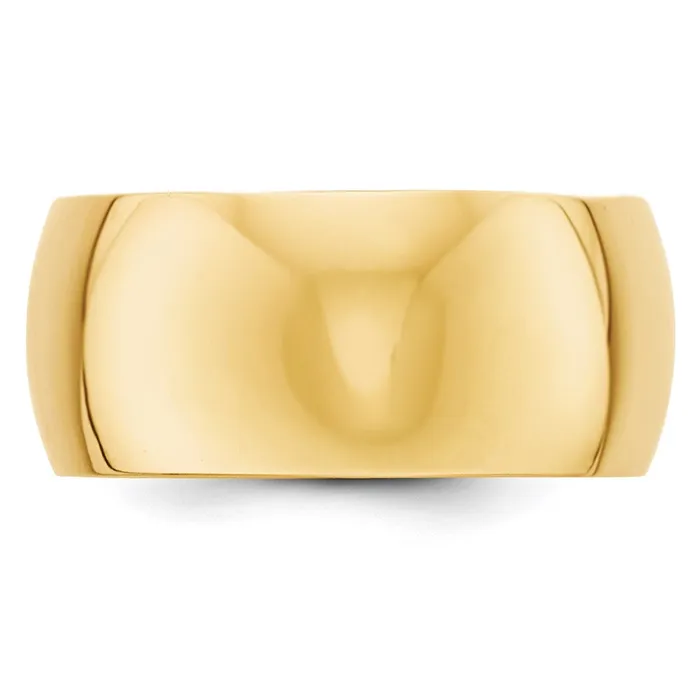 Goldia Solid 18K Yellow Gold 10mm Half Round MensWomens Wedding Band Ring Size 95 Rings Goldia Solid 18K Yellow Gold 10mm Half Round MensWomens Wedding Band Ring Size 95 Rings