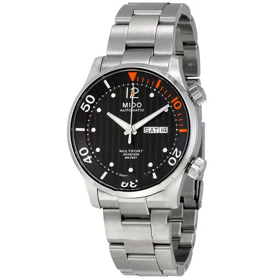 JMS always Bracelets Original Mido Multifort Black Dial Stainless Steel Mens Watch M0059301106000 JMS always Bracelets Original Mido Multifort Black Dial Stainless Steel Mens Watch M0059301106000