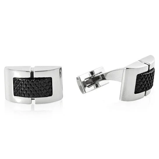 JMS always Bracelets Original Picasso And Co Stainless Steel Cufflinks Rhodium Black JMS always Bracelets Original Picasso And Co Stainless Steel Cufflinks Rhodium Black