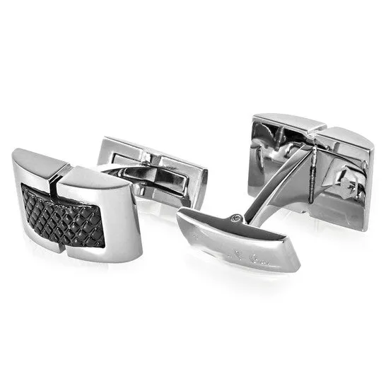 JMS always Bracelets Original Picasso And Co Stainless Steel Cufflinks Rhodium Black JMS always Bracelets Original Picasso And Co Stainless Steel Cufflinks Rhodium Black