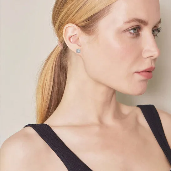 JMS always Earrings Original Diamond Muse 010 cttw White Gold Over Sterling Silver Cushion Cut Diamond Halo Stud Earrings for Women JMS always Earrings Original Diamond Muse 010 cttw White Gold Over Sterling Silver Cushion Cut Diamond Halo Stud Earrings for Women