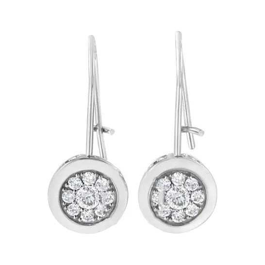 JMS always Earrings Original Haus of Brilliance 925 Sterling Silver 58 cttw Lab Grown Diamond Cluster Earring FG Color VS2SI1 Clarity JMS always Earrings Original Haus of Brilliance 925 Sterling Silver 58 cttw Lab Grown Diamond Cluster Earring FG Color VS2SI1 Clarity