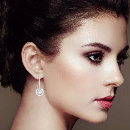 JMS always Earrings Original Haus of Brilliance 925 Sterling Silver 58 cttw Lab Grown Diamond Cluster Earring FG Color VS2SI1 Clarity JMS always Earrings Original Haus of Brilliance 925 Sterling Silver 58 cttw Lab Grown Diamond Cluster Earring FG Color VS2SI1 Clarity