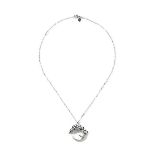 JMS always Necklaces Original John Hardy Legends Naga Black Blue Sapphire Pendant Necklace Nbs6501254bhblsbn1618 JMS always Necklaces Original John Hardy Legends Naga Black Blue Sapphire Pendant Necklace Nbs6501254bhblsbn1618