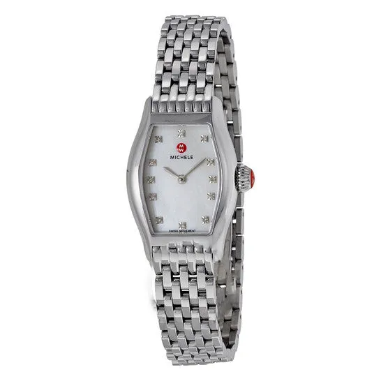 JMS always Necklaces Original Michele Urban Coquette Mother of Pearl Diamond Dial Stainless Steel Ladies Watch MWW08A000233 JMS always Necklaces Original Michele Urban Coquette Mother of Pearl Diamond Dial Stainless Steel Ladies Watch MWW08A000233