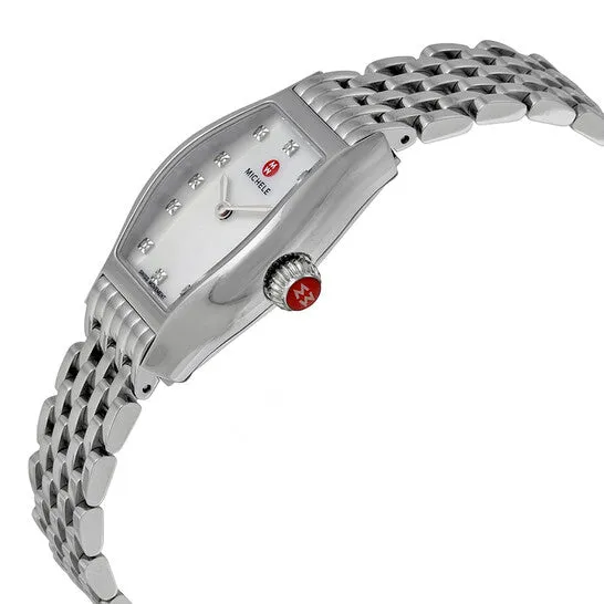 JMS always Necklaces Original Michele Urban Coquette Mother of Pearl Diamond Dial Stainless Steel Ladies Watch MWW08A000233 JMS always Necklaces Original Michele Urban Coquette Mother of Pearl Diamond Dial Stainless Steel Ladies Watch MWW08A000233