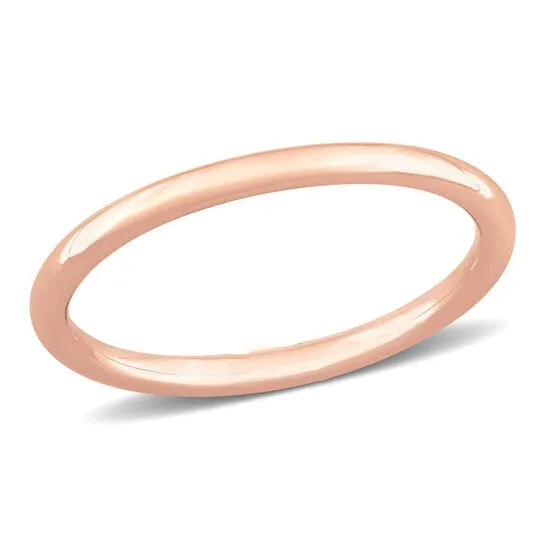 JMS always Original Amour Wedding Band in 14K Rose Gold Rings