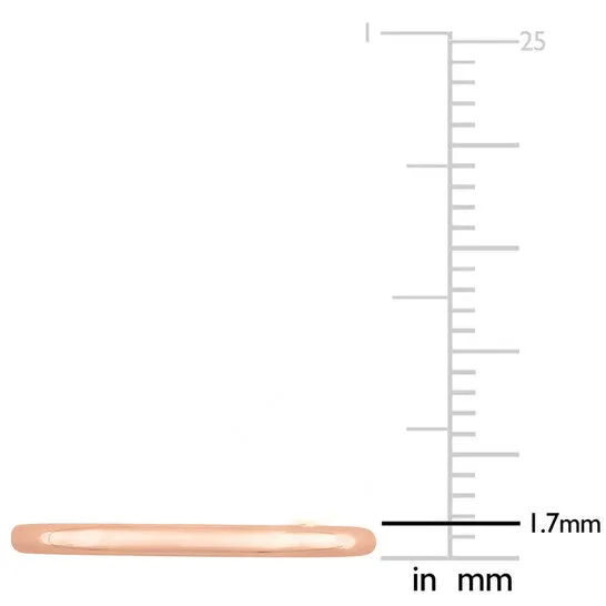 JMS always Original Amour Wedding Band in 14K Rose Gold Rings JMS always Original Amour Wedding Band in 14K Rose Gold Rings