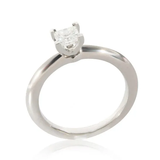 JMS always Original PreOwned Tiffany Co Princess Cut Diamond Engagement Ring in Platinum F VVS2 032 CT Rings JMS always Original PreOwned Tiffany Co Princess Cut Diamond Engagement Ring in Platinum F VVS2 032 CT Rings