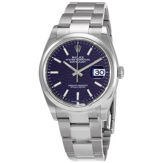 JMS always Original Rolex Datejust 36 Automatic Chronometer Blue Dial Ladies Watch 126200BLFSO Watches