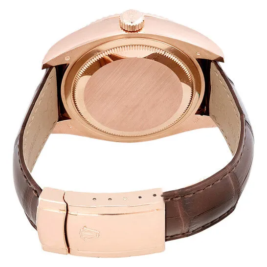 JMS always PreStyled Sets Original Rolex SkyDweller Sundust Dial 18K Everose Gold Automatic Mens Watch 326135SNRL JMS always PreStyled Sets Original Rolex SkyDweller Sundust Dial 18K Everose Gold Automatic Mens Watch 326135SNRL