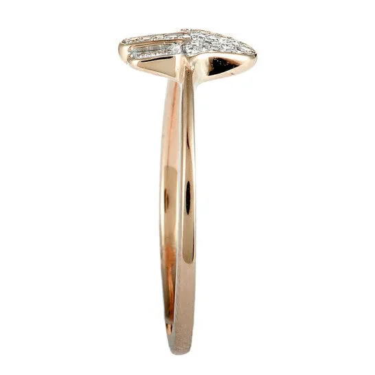 JMS always Rings Original LB Exclusive 14K Yellow Gold 007 ct Diamond Hamsa Ring JMS always Rings Original LB Exclusive 14K Yellow Gold 007 ct Diamond Hamsa Ring