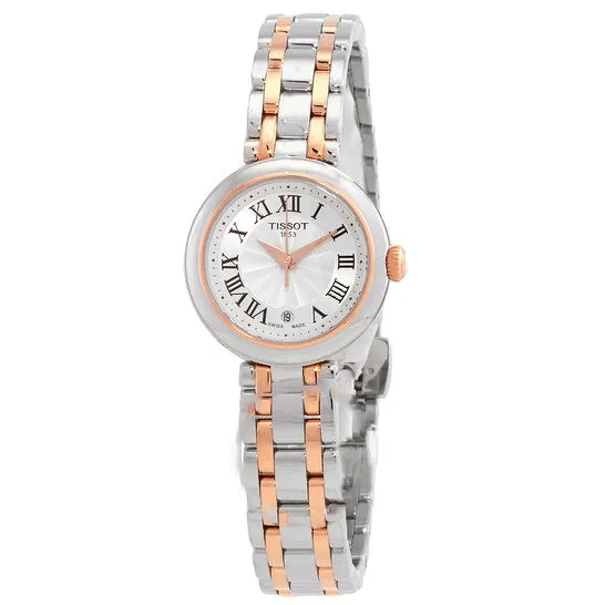 JMS always Rings Original Tissot Bellissima Small Lady Quartz White Dial Twotone Watch T1260102201301 JMS always Rings Original Tissot Bellissima Small Lady Quartz White Dial Twotone Watch T1260102201301