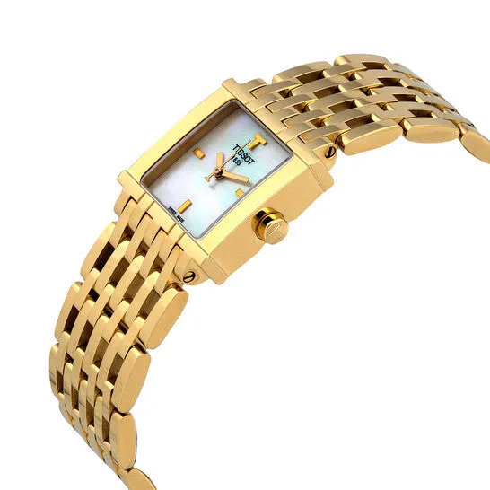 JMS always Rings Original Tissot SixT Mother of Pearl Dial GoldTone Ladies Watch T02518185 JMS always Rings Original Tissot SixT Mother of Pearl Dial GoldTone Ladies Watch T02518185