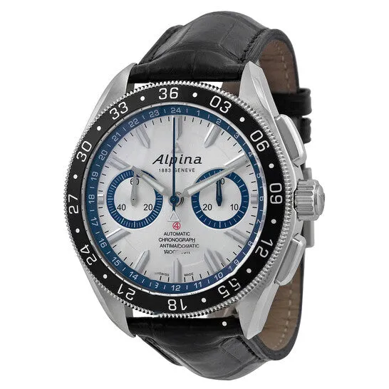JMS always Watches Original Alpina Alpiner 4 Chronograph Automatic Silver Dial Leather Mens Watch AL860AD5AQ6 JMS always Watches Original Alpina Alpiner 4 Chronograph Automatic Silver Dial Leather Mens Watch AL860AD5AQ6