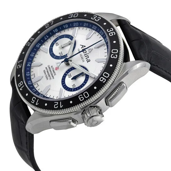 JMS always Watches Original Alpina Alpiner 4 Chronograph Automatic Silver Dial Leather Mens Watch AL860AD5AQ6 JMS always Watches Original Alpina Alpiner 4 Chronograph Automatic Silver Dial Leather Mens Watch AL860AD5AQ6