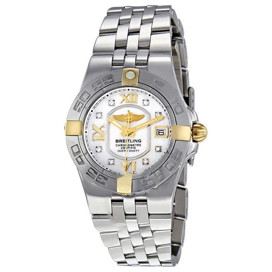 JMS always Watches Original Breitling Galactic 30 Mother Of Pearl Diamond Dial Ladies Watch B1340L2A680SS JMS always Watches Original Breitling Galactic 30 Mother Of Pearl Diamond Dial Ladies Watch B1340L2A680SS