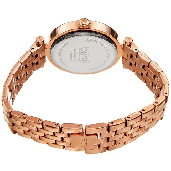 JMS always Watches Original Burgi Flower Marker Quartz Diamond Ladies Watch BUR223RG JMS always Watches Original Burgi Flower Marker Quartz Diamond Ladies Watch BUR223RG