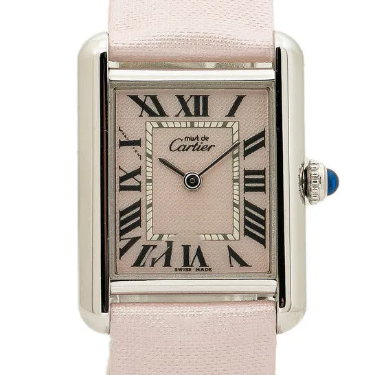 JMS always Watches Original Cartier Tank Pink Dial Ladies Watch 2416 JMS always Watches Original Cartier Tank Pink Dial Ladies Watch 2416