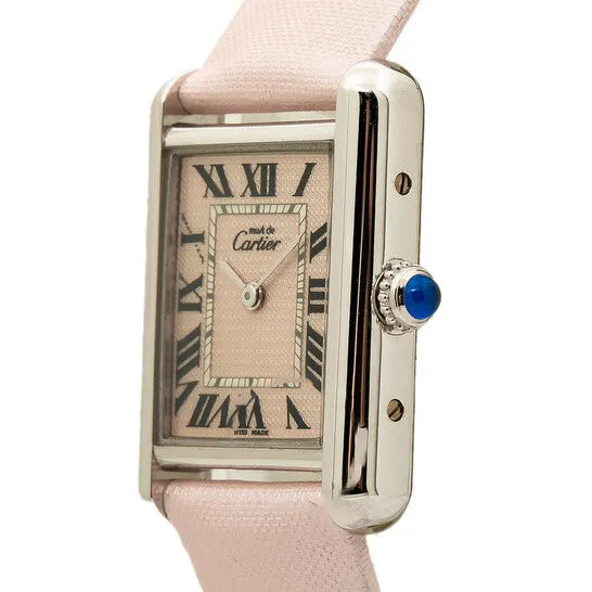 JMS always Watches Original Cartier Tank Pink Dial Ladies Watch 2416 JMS always Watches Original Cartier Tank Pink Dial Ladies Watch 2416