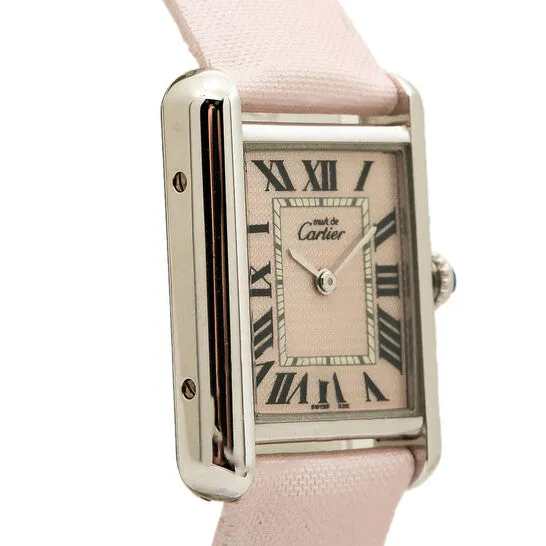 JMS always Watches Original Cartier Tank Pink Dial Ladies Watch 2416 JMS always Watches Original Cartier Tank Pink Dial Ladies Watch 2416