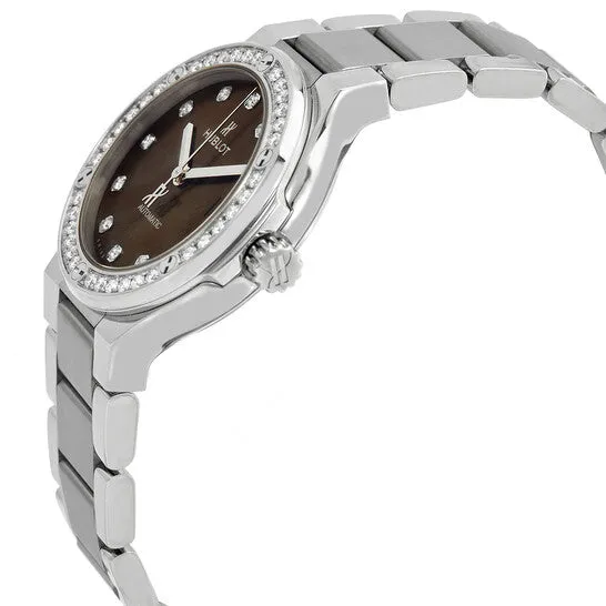 JMS always Watches Original Hublot Classic Fusion Automatic Diamond Brown Dial Ladies Watch 568NX897MNX1204 JMS always Watches Original Hublot Classic Fusion Automatic Diamond Brown Dial Ladies Watch 568NX897MNX1204
