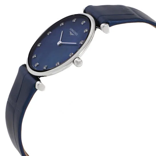 JMS always Watches Original Longines La Grande Classique Quartz Diamond Blue Mother of Pearl Dial Ladies Watch L45124812 JMS always Watches Original Longines La Grande Classique Quartz Diamond Blue Mother of Pearl Dial Ladies Watch L45124812