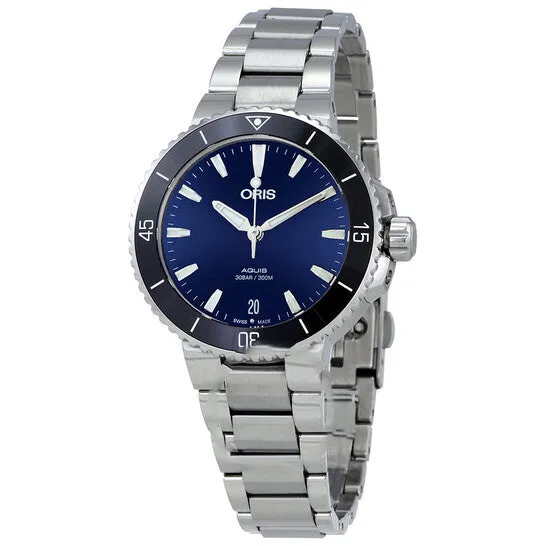JMS always Watches Original Oris Aquis Date Automatic Blue Dial Ladies Watch 01 733 7731 413507 8 18 05P JMS always Watches Original Oris Aquis Date Automatic Blue Dial Ladies Watch 01 733 7731 413507 8 18 05P