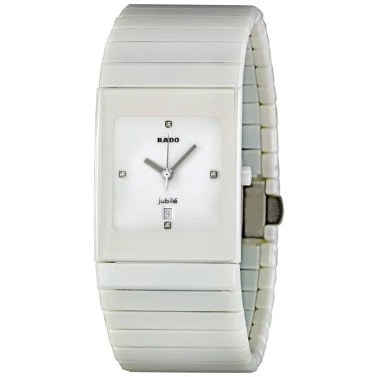 JMS always Watches Original Rado Ceramica Quartz Diamond White Dial Ladies Watch R21711702 JMS always Watches Original Rado Ceramica Quartz Diamond White Dial Ladies Watch R21711702