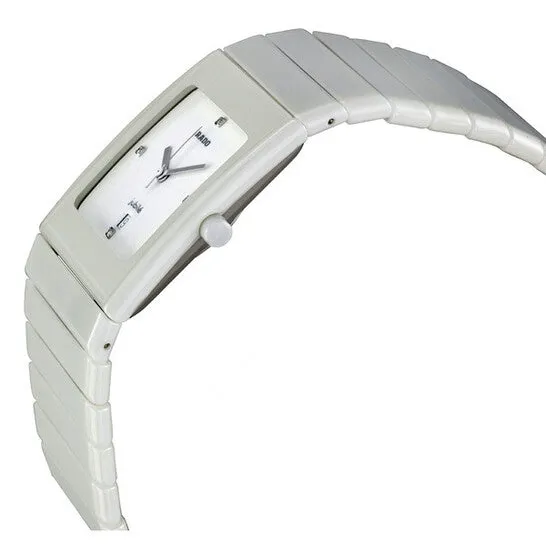 JMS always Watches Original Rado Ceramica Quartz Diamond White Dial Ladies Watch R21711702 JMS always Watches Original Rado Ceramica Quartz Diamond White Dial Ladies Watch R21711702