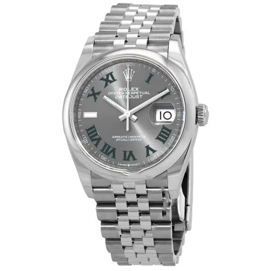 JMS always Watches Original Rolex Datejust 36 Automatic Grey Dial Ladies Watch 126200GYRJ JMS always Watches Original Rolex Datejust 36 Automatic Grey Dial Ladies Watch 126200GYRJ