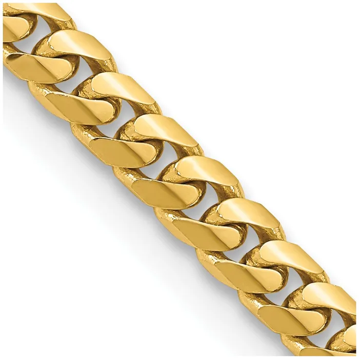 MDS Necklaces 14K 28 inch 5mm Solid Miami Cuban Link with Lobster Clasp Chain Necklace MDS Necklaces 14K 28 inch 5mm Solid Miami Cuban Link with Lobster Clasp Chain Necklace