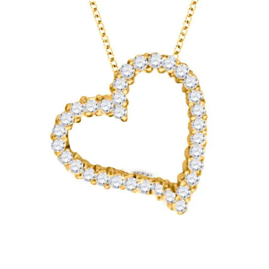 Necklaces JMS always Original Maulijewels 14K Yellow Gold 075 Ct Round Diamond Heart Pendant with 18 Gold Plated 925 Sterling Silver Box Chain Necklaces JMS always Original Maulijewels 14K Yellow Gold 075 Ct Round Diamond Heart Pendant with 18 Gold Plated 925 Sterling Silver Box Chain