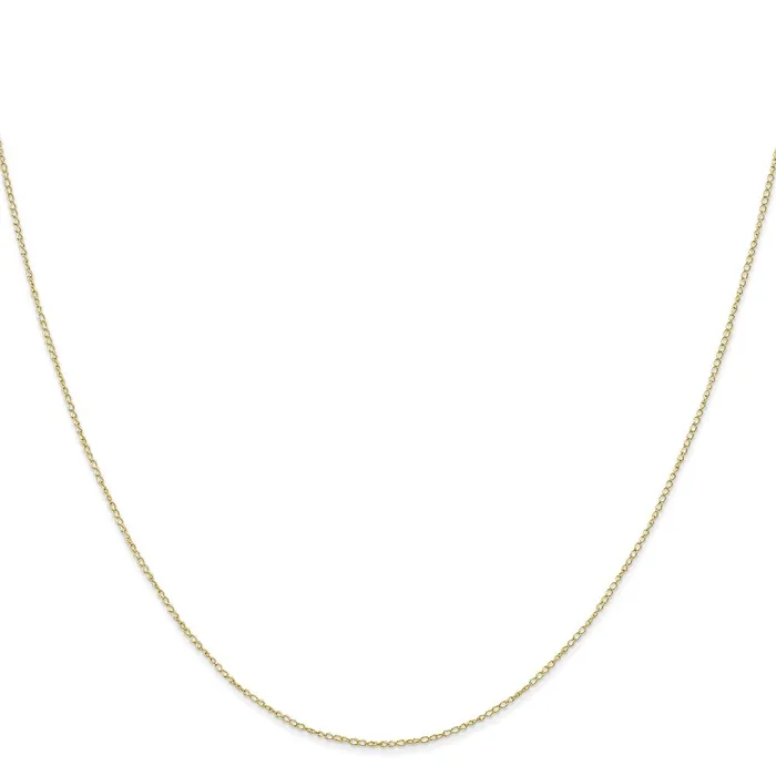 Necklaces QGold 10K Yellow Gold 42mm Carded Curb Chain Necklace Necklaces QGold 10K Yellow Gold 42mm Carded Curb Chain Necklace