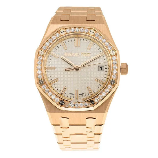 Original Audemars Piguet Royal Oak Automatic Diamond Silver Dial Ladies Watch 77451ORZZ1361OR01 JMS always Watches Original Audemars Piguet Royal Oak Automatic Diamond Silver Dial Ladies Watch 77451ORZZ1361OR01 JMS always Watches