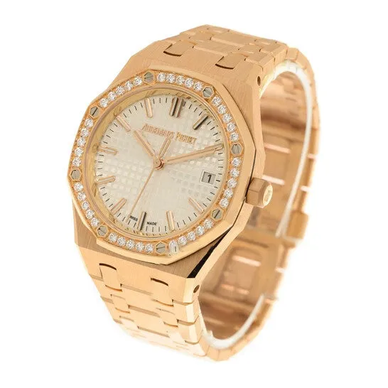 Original Audemars Piguet Royal Oak Automatic Diamond Silver Dial Ladies Watch 77451ORZZ1361OR01 JMS always Watches Original Audemars Piguet Royal Oak Automatic Diamond Silver Dial Ladies Watch 77451ORZZ1361OR01 JMS always Watches