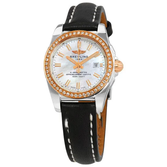 Original Breitling Quartz Mother of Pearl DiaL Ladies Watch C7234853A791BKLT JMS always Watches Original Breitling Quartz Mother of Pearl DiaL Ladies Watch C7234853A791BKLT JMS always Watches