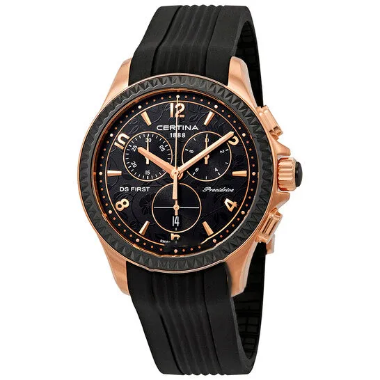 Original Certina DS First Lady Ceramic Chronograph Black Dial Ladies Watch C0302173705700 JMS always Watches Original Certina DS First Lady Ceramic Chronograph Black Dial Ladies Watch C0302173705700 JMS always Watches