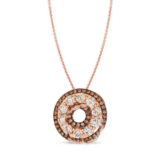 Original Le Vian Ladies Milestones Necklace set in 14K Strawberry Gold JMS always Necklaces Original Le Vian Ladies Milestones Necklace set in 14K Strawberry Gold JMS always Necklaces