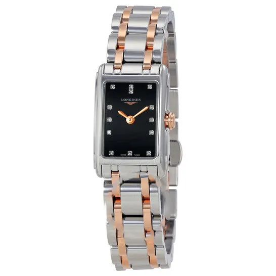 Original Longines DolceVita Black Dial Diamond Ladies Watch L52585577 JMS always Watches Original Longines DolceVita Black Dial Diamond Ladies Watch L52585577 JMS always Watches