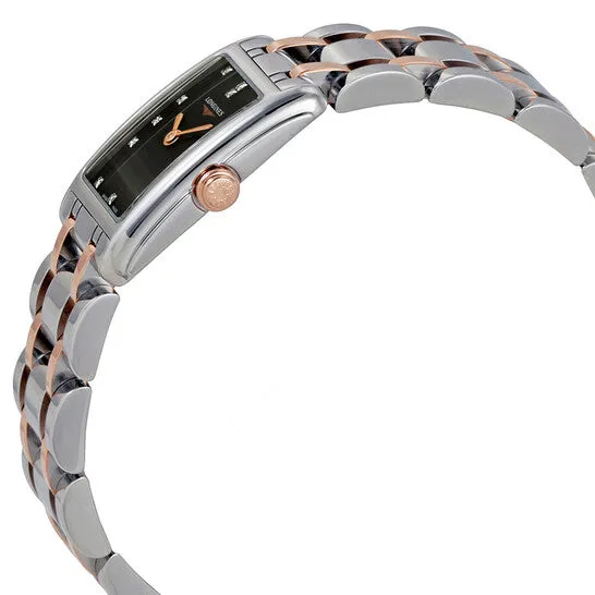 Original Longines DolceVita Black Dial Diamond Ladies Watch L52585577 JMS always Watches Original Longines DolceVita Black Dial Diamond Ladies Watch L52585577 JMS always Watches